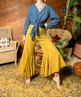 Button Top From Cotton Flower Clothing