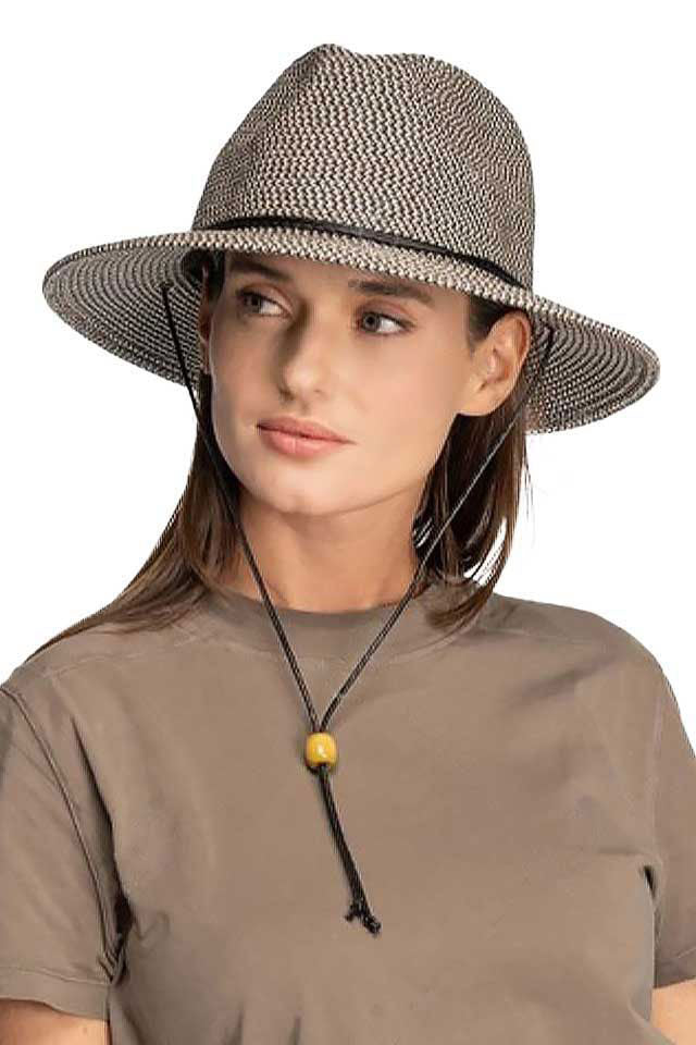 C.C Chin Strap Straw Panama Hat from Madeline Love