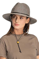 C.C Chin Strap Straw Panama Hat from Madeline Love