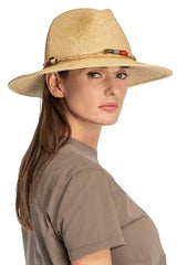C.C Multi Threaded Toggles Trim Panama Hat from Madeline Love