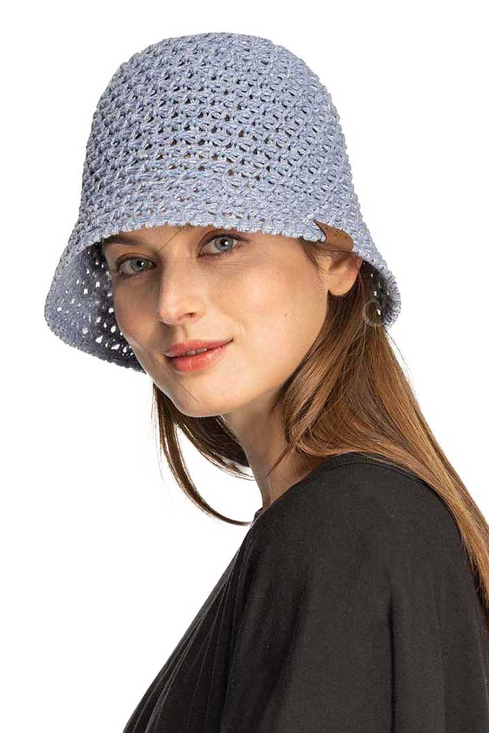 C.C Solid Knit Bucket Hat from Madeline Love