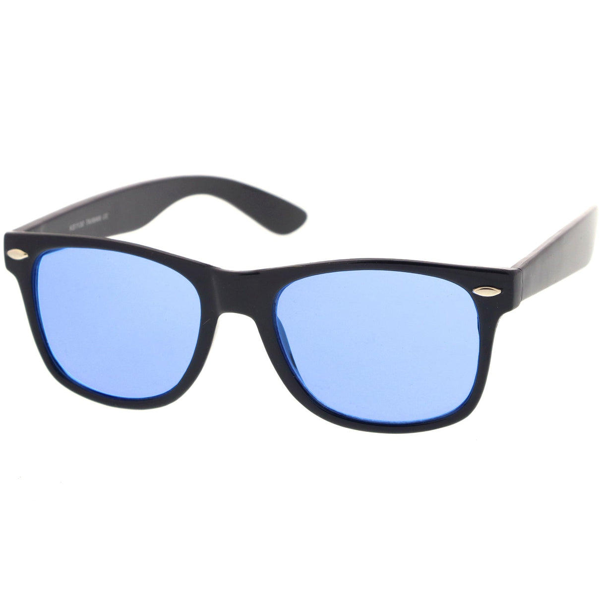 Limited Edition Color Tinted Lens Horned Rim Sunglasses 8803 from zeroUV
