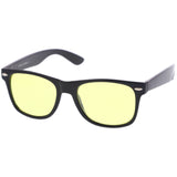 Limited Edition Color Tinted Lens Horned Rim Sunglasses 8803 from zeroUV