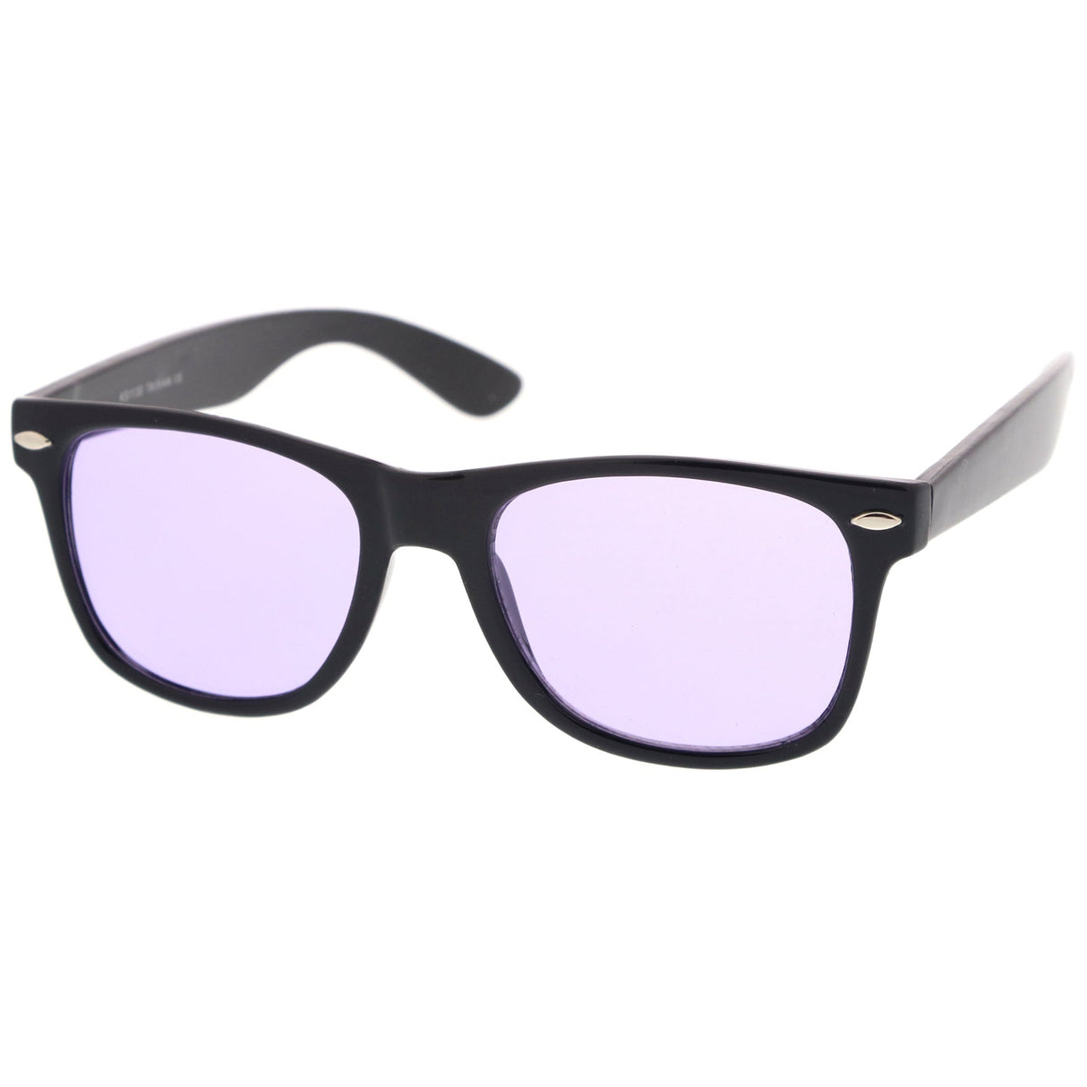 Limited Edition Color Tinted Lens Horned Rim Sunglasses 8803 from zeroUV