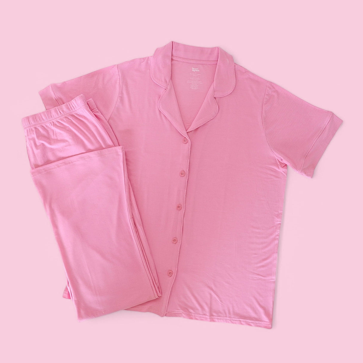 BELLA PINK RIB WOMEN'S DREAM FLARE SET from DREAM BIG LITTLE CO