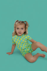 BE BOLD CHECKERS DREAM SHORTIE from DREAM BIG LITTLE CO
