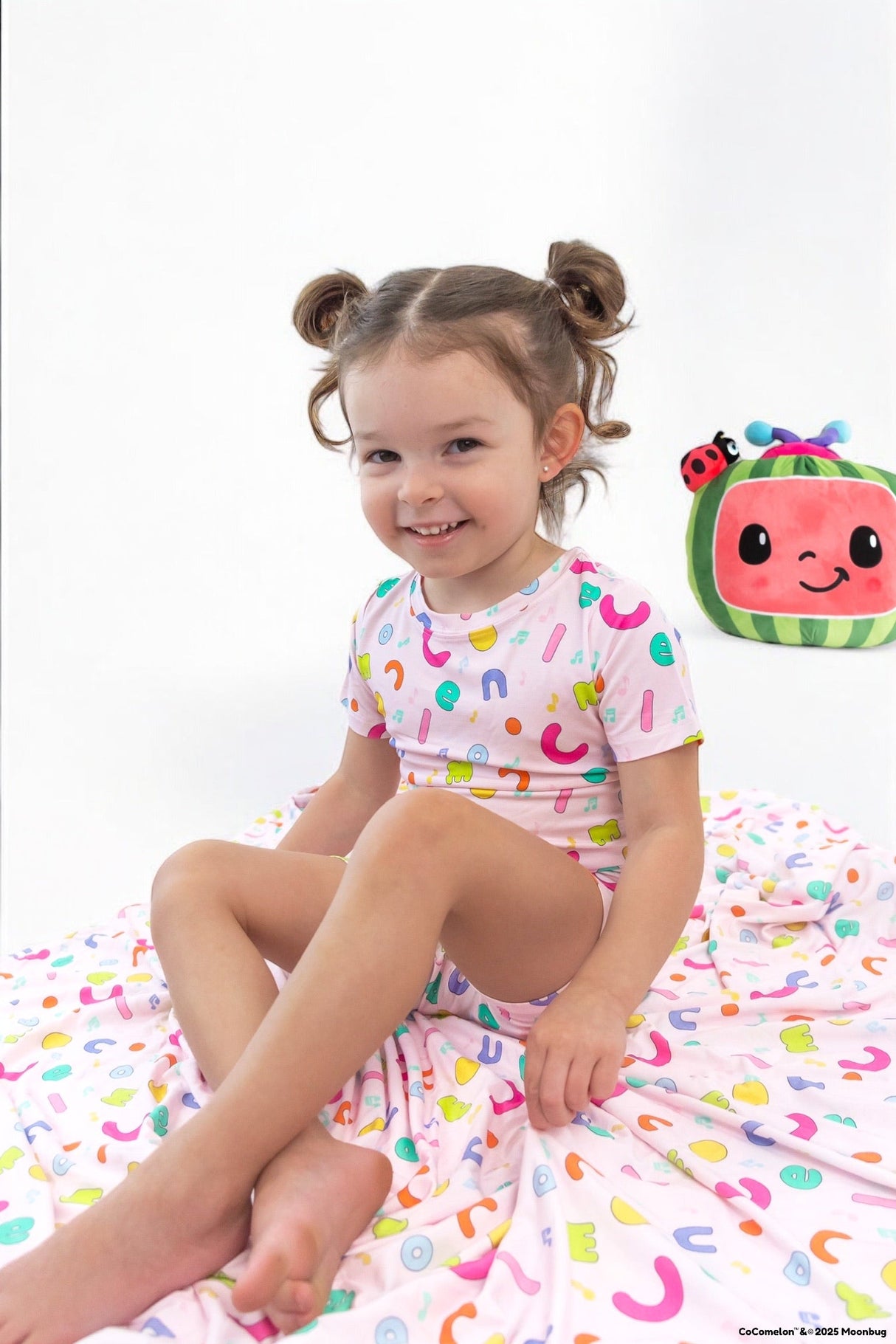 Dream Big Little Co x CoComelon ALPHABET DREAM SHORT SET from DREAM BIG LITTLE CO