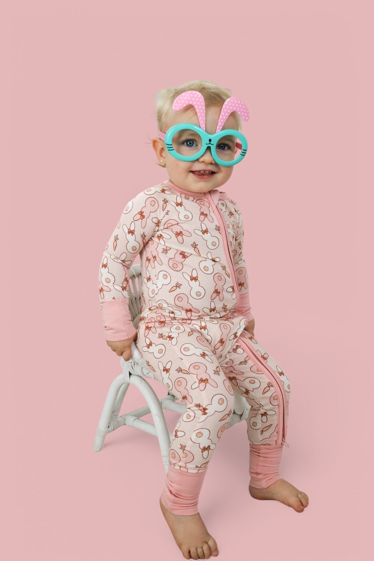 BUNNIES AND BOWS DREAM ROMPER from DREAM BIG LITTLE CO