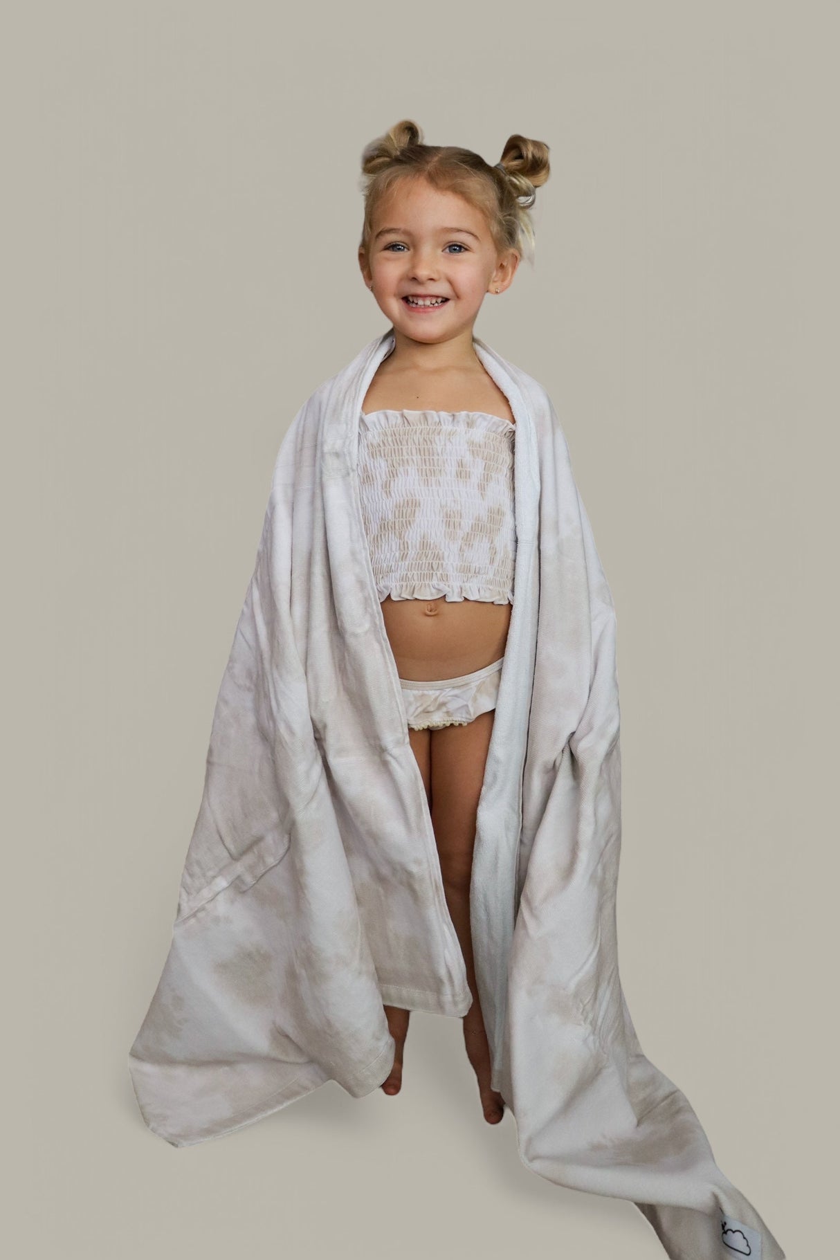 SANDY SHORES DREAM SMOCKED TWO PIECE SWIM SUIT from DREAM BIG LITTLE CO