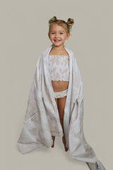 SANDY SHORES DREAM SMOCKED TWO PIECE SWIM SUIT from DREAM BIG LITTLE CO