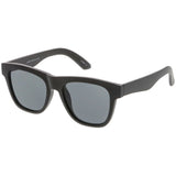 Classic Thick Arms Flat Lens Square Horn Rimmed Sunglasses C286 from zeroUV