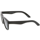 Classic Thick Arms Flat Lens Square Horn Rimmed Sunglasses C286 from zeroUV