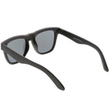 Classic Thick Arms Flat Lens Square Horn Rimmed Sunglasses C286 from zeroUV