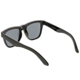 Classic Thick Arms Flat Lens Square Horn Rimmed Sunglasses C286 from zeroUV