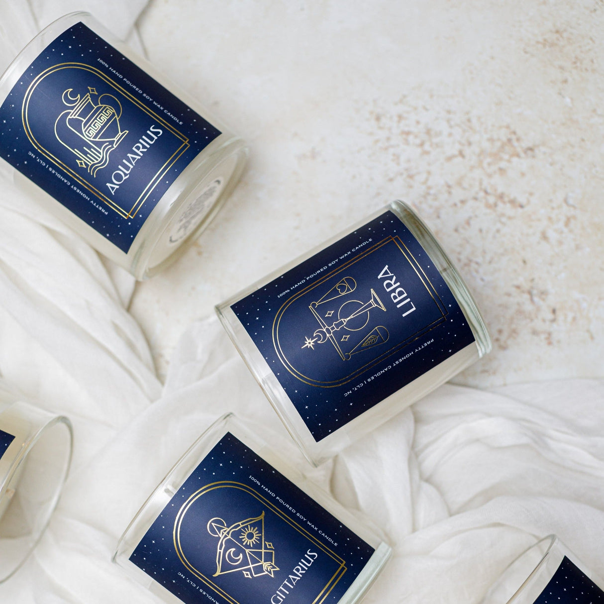Zodiac Candles from Pretty Honest Candles