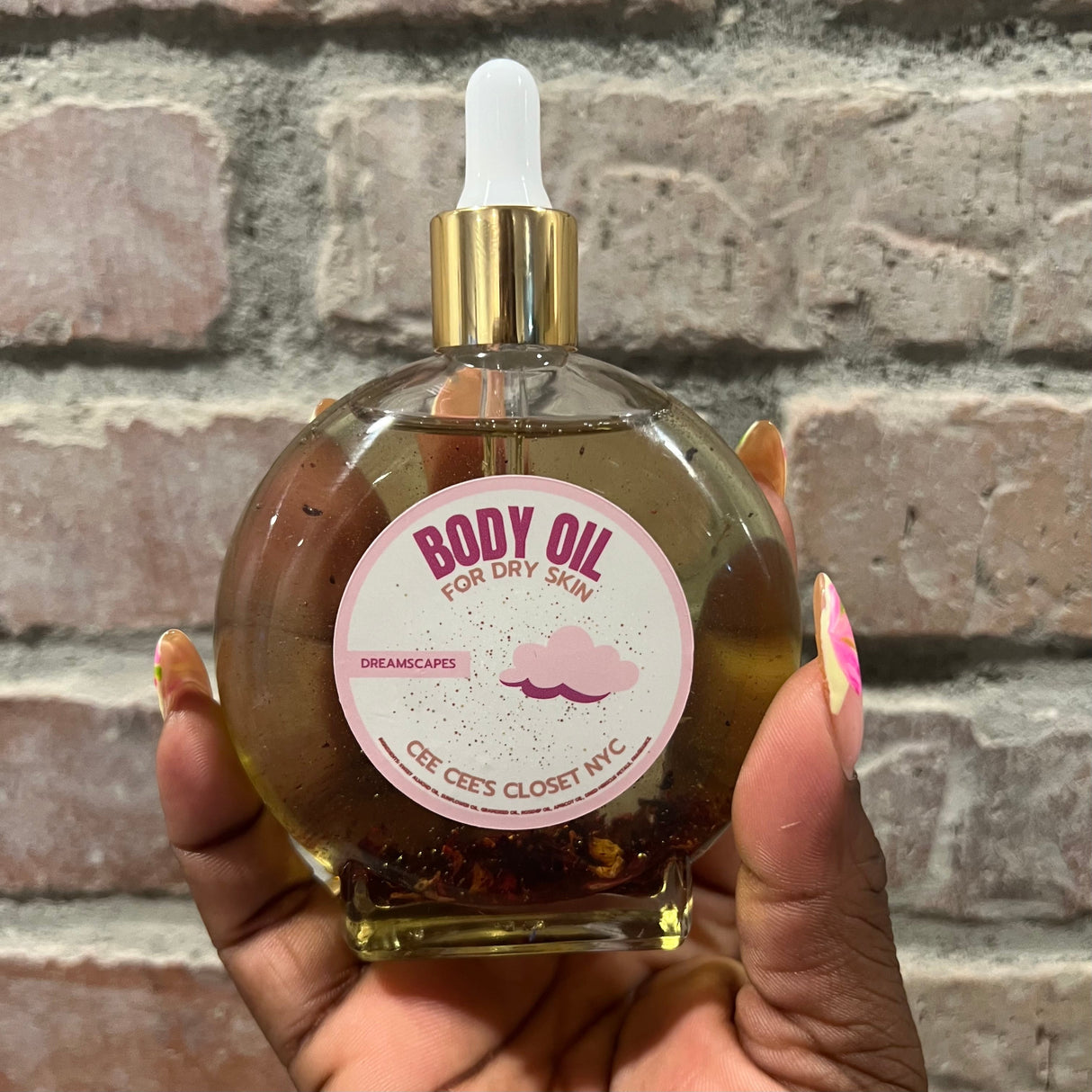 Scented Dry Body Oil from Cee Cee's Closet NYC