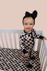 RETRO DAISY CHECKS DREAM ROMPER from DREAM BIG LITTLE CO