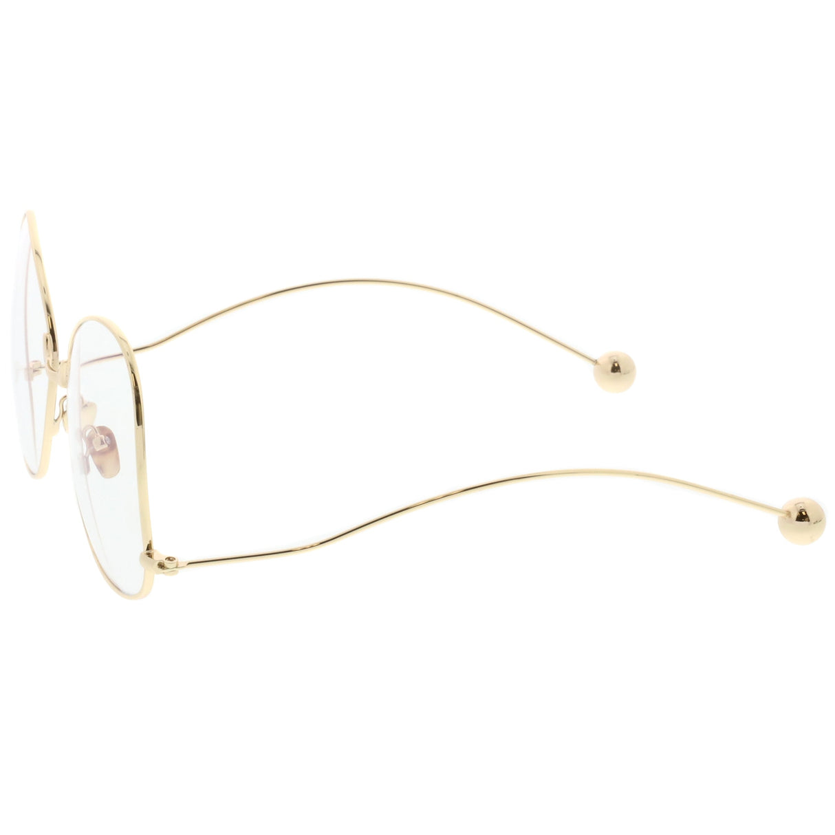 Women's Vintage Oversize Butterfly Clear Lens Glasses C418 from zeroUV