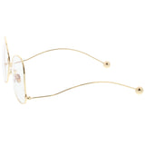 Women's Vintage Oversize Butterfly Clear Lens Glasses C418 from zeroUV