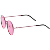 Retro Fashion Round Color Tone Colors Flat Lens Sunglasses C437 from zeroUV