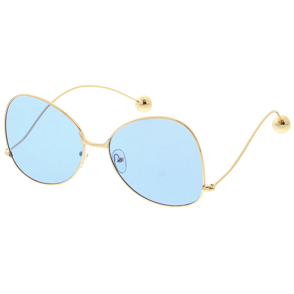 Women's Retro Oversize Butterfly Shape Color Tone Lens Sunglasses C443 from zeroUV