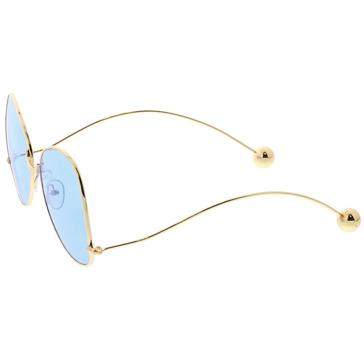 Women's Retro Oversize Butterfly Shape Color Tone Lens Sunglasses C443 from zeroUV