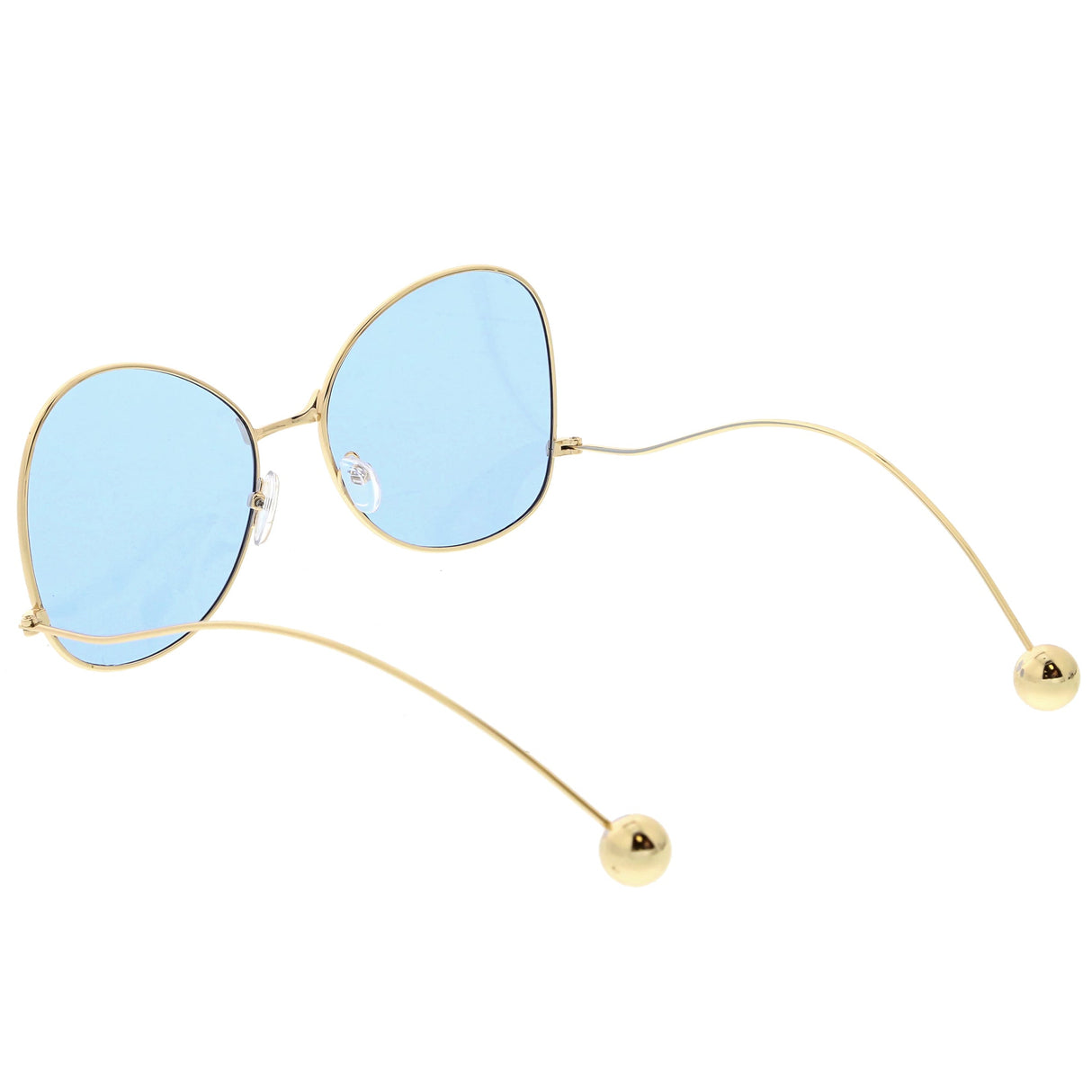 Women's Retro Oversize Butterfly Shape Color Tone Lens Sunglasses C443 from zeroUV
