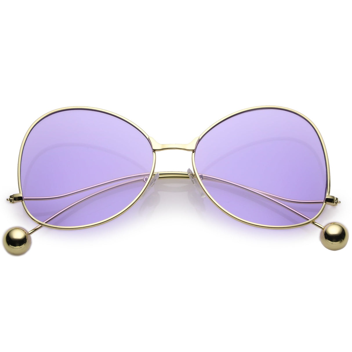 Women's Retro Oversize Butterfly Shape Color Tone Lens Sunglasses C443 from zeroUV