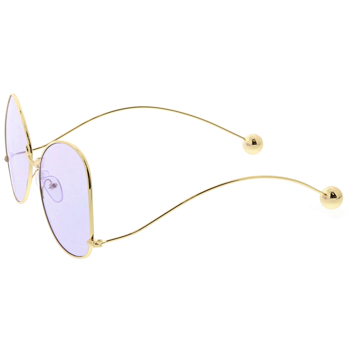 Women's Retro Oversize Butterfly Shape Color Tone Lens Sunglasses C443 from zeroUV