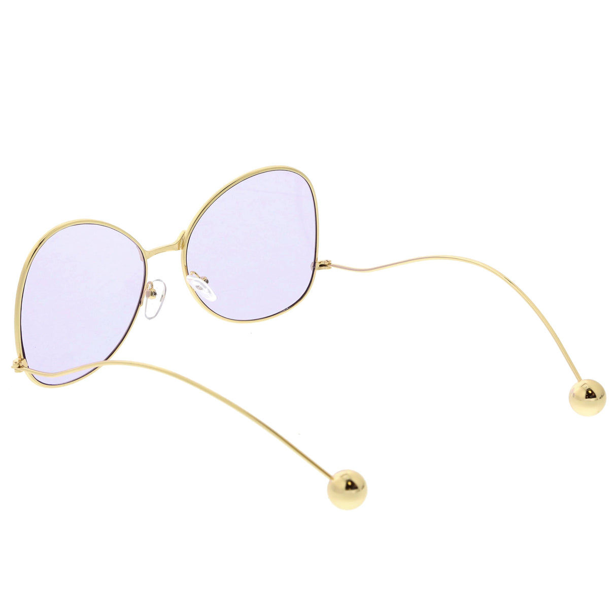 Women's Retro Oversize Butterfly Shape Color Tone Lens Sunglasses C443 from zeroUV