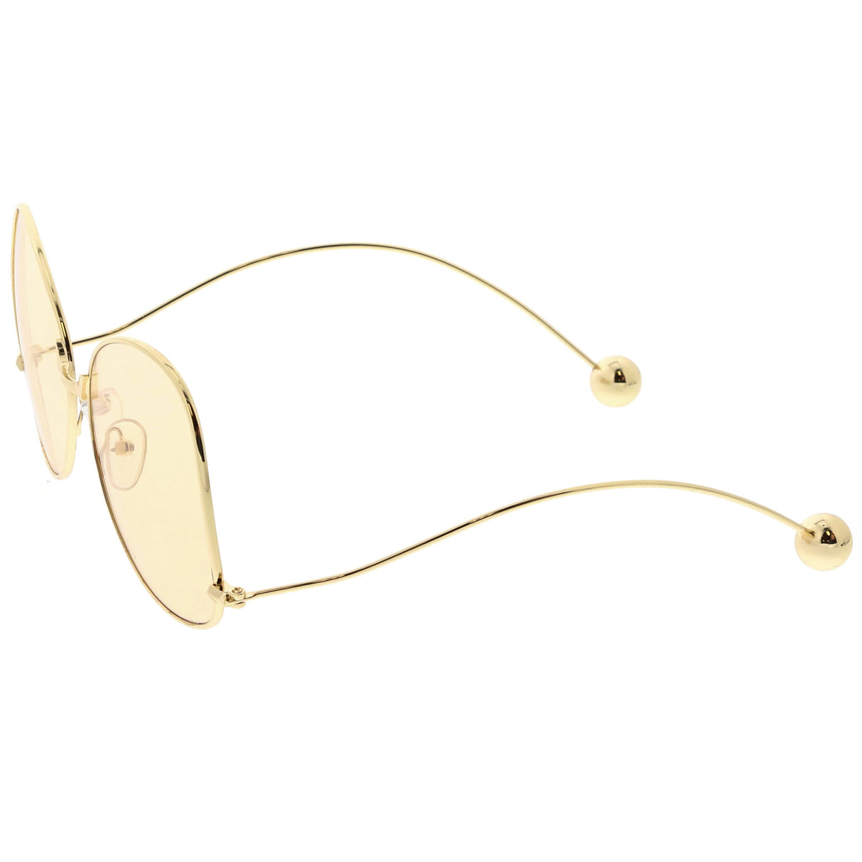Women's Retro Oversize Butterfly Shape Color Tone Lens Sunglasses C443 from zeroUV
