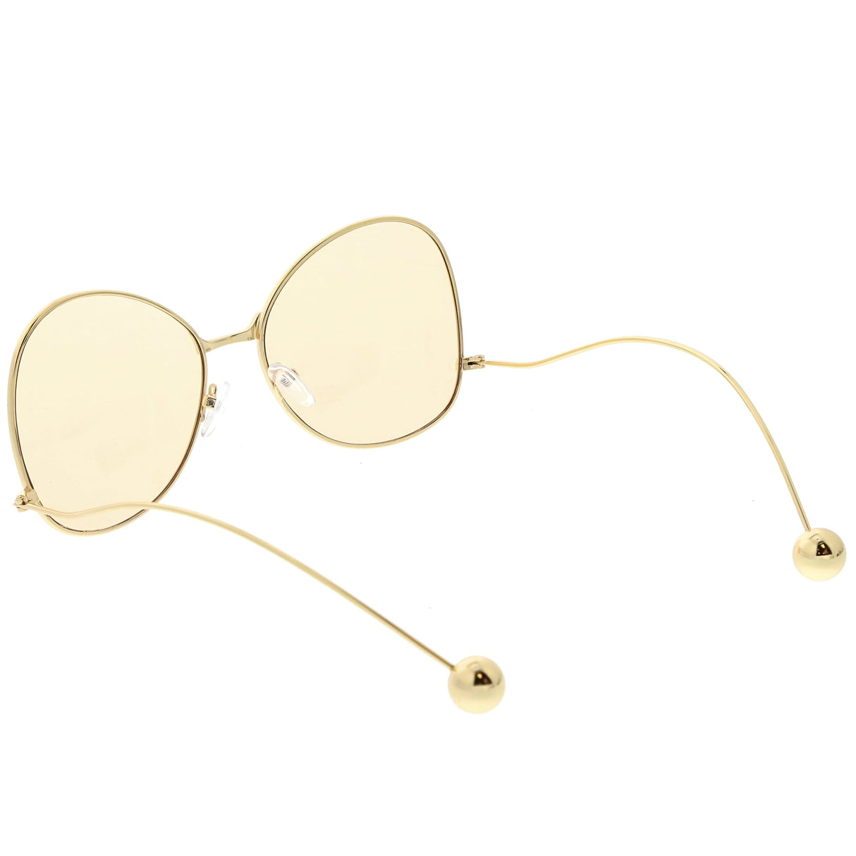 Women's Retro Oversize Butterfly Shape Color Tone Lens Sunglasses C443 from zeroUV
