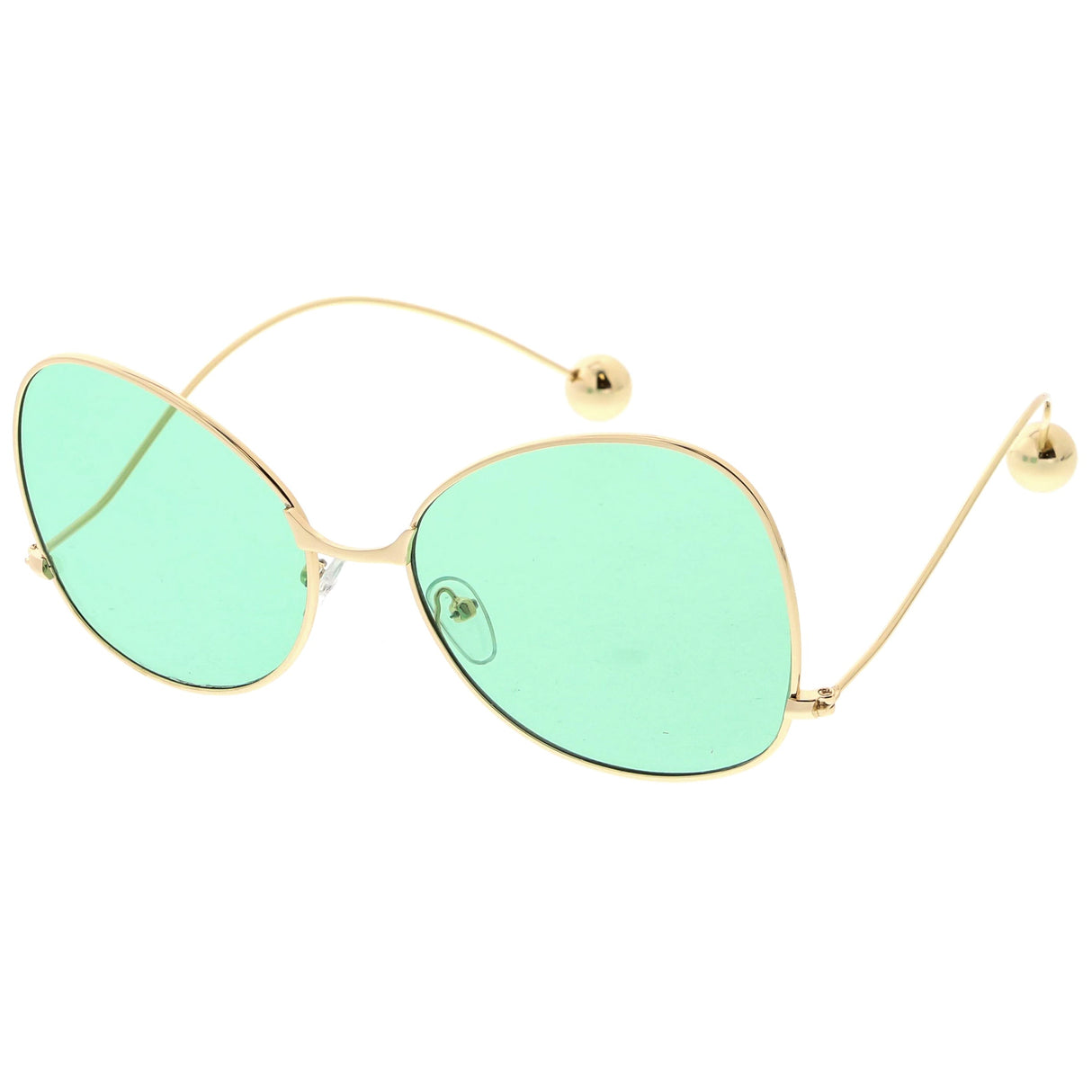 Women's Retro Oversize Butterfly Shape Color Tone Lens Sunglasses C443 from zeroUV