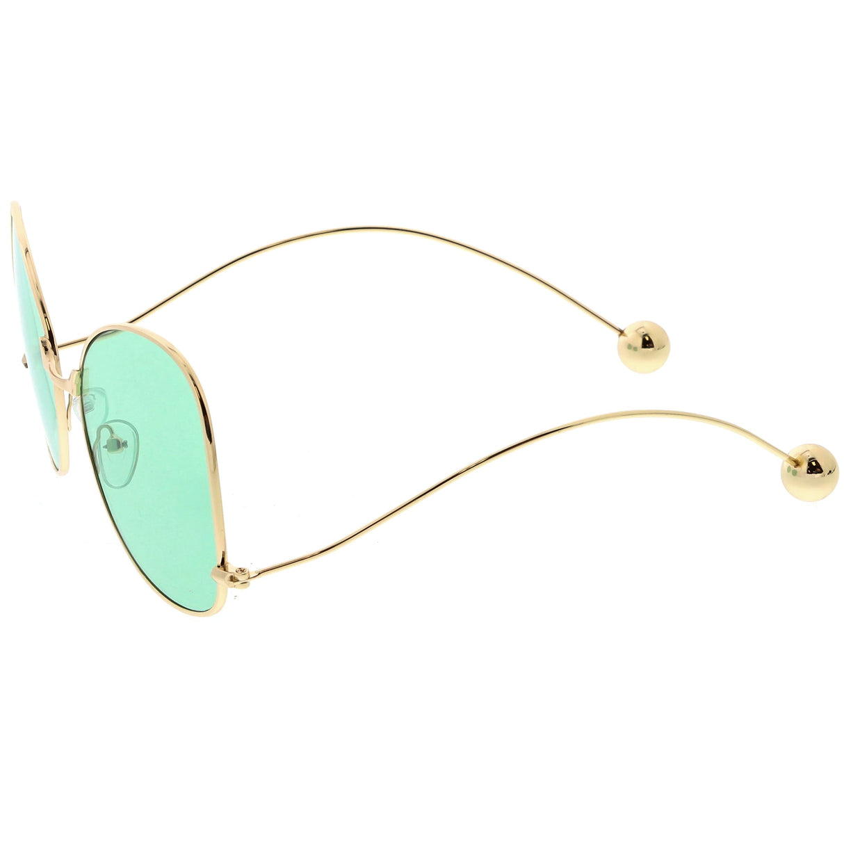 Women's Retro Oversize Butterfly Shape Color Tone Lens Sunglasses C443 from zeroUV