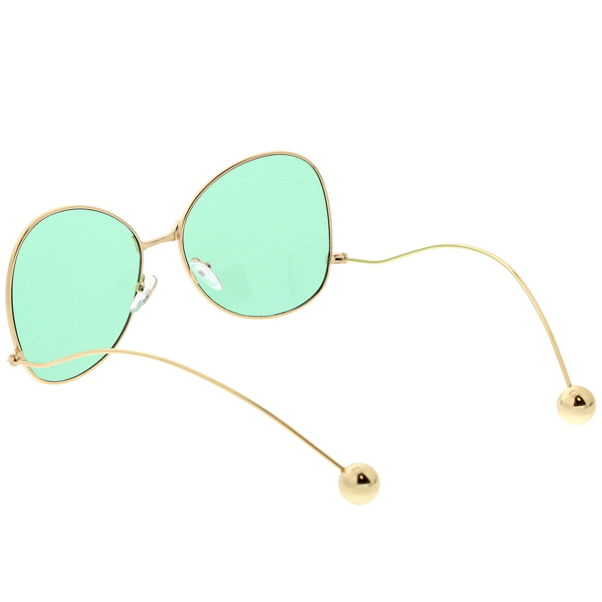 Women's Retro Oversize Butterfly Shape Color Tone Lens Sunglasses C443 from zeroUV