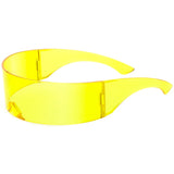 Futuristic Space Cadet Mono Lens Shield Sunglasses C471 from zeroUV