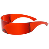 Futuristic Space Cadet Mono Lens Shield Sunglasses C471 from zeroUV