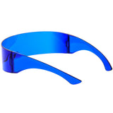 Futuristic Space Cadet Mono Lens Shield Sunglasses C471 from zeroUV