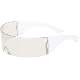 Futuristic Space Cadet Mono Lens Shield Sunglasses C471 from zeroUV