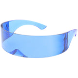 Futuristic Space Cadet Mono Lens Shield Sunglasses C471 from zeroUV