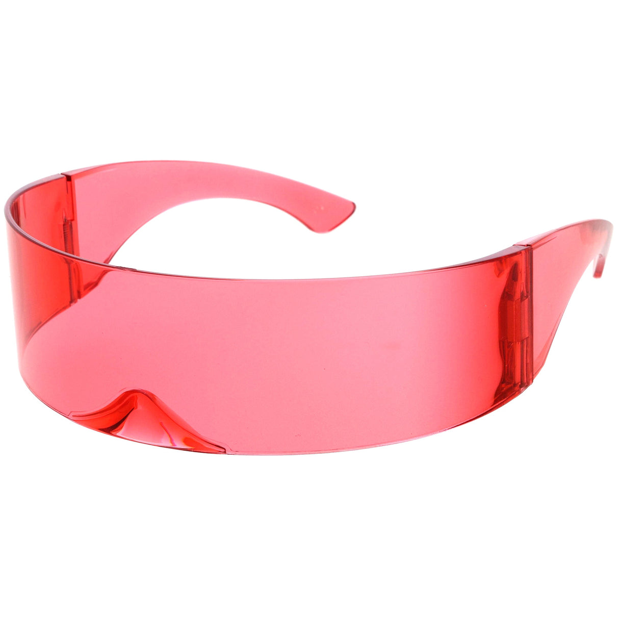 Futuristic Retro Mirror Wrap Around Shield Sunglasses 8762 from zeroUV