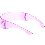 Futuristic Retro Mirror Wrap Around Shield Sunglasses 8762 from zeroUV