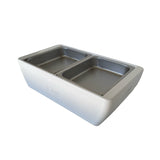REVO HALF Size Pan Set |  Stainless Steel 2.5" deep | Two 1/2 Size food pans From REVO COOLERS, LLC