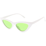 Women's Retro Side Angle Cat Eye Color Lens Sunglasses C510 from zeroUV