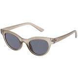 Women's Retro Horned Rim Cat Eye Narrow Flat Lens Sunglasses C514 from zeroUV