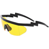 Retro Flat Top Color Tone Half Frame Goggle Shield Sunglasses C546 from zeroUV