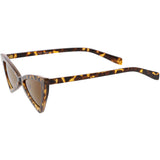 Women's Fashion Retro Triangle Cat Eye Sunglasses C570 from zeroUV