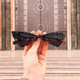 Women's Fashion Retro Triangle Cat Eye Sunglasses C570 from zeroUV