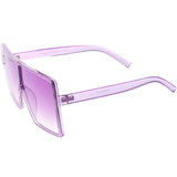 Women's Oversize Festival Color Tone Square Sunglasses C581 from zeroUV