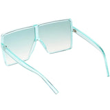 Women's Oversize Festival Color Tone Square Sunglasses C581 from zeroUV